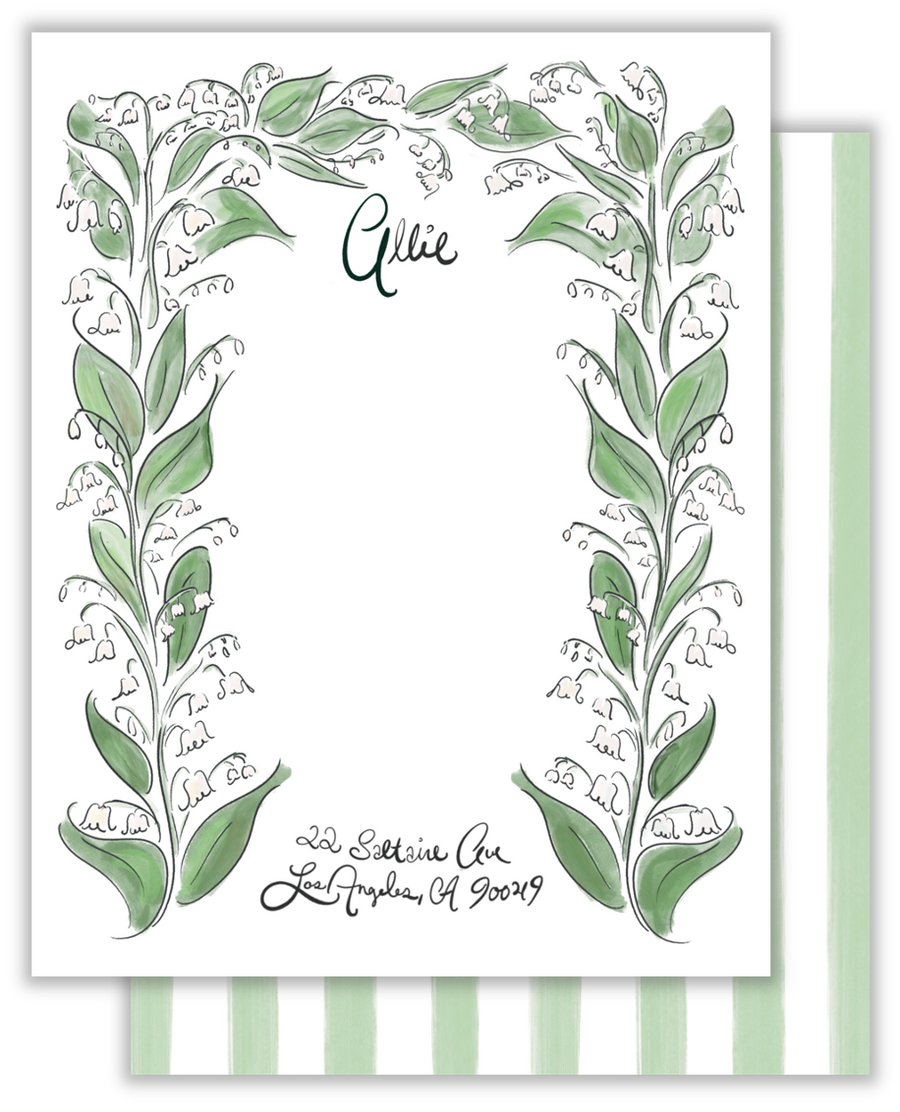 Climbing Lily of the Valley | Notecards