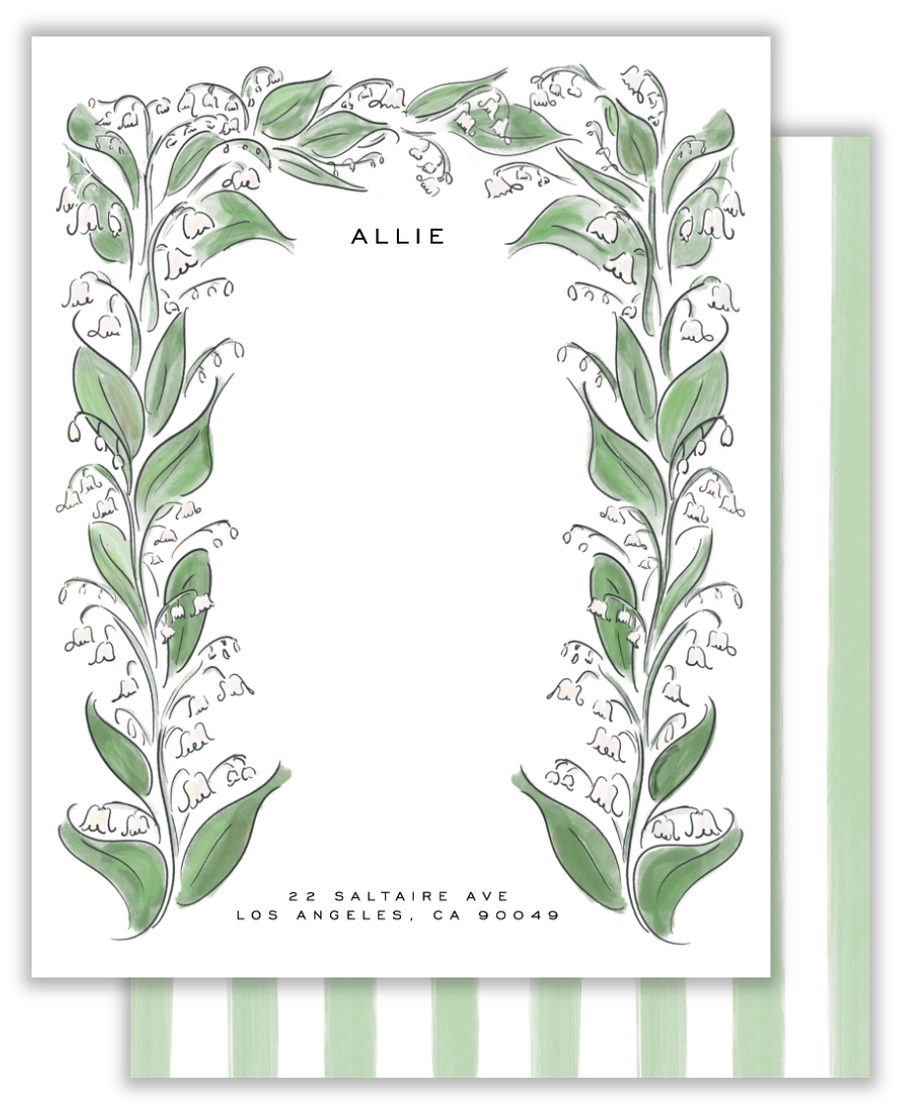 Climbing Lily of the Valley | Notecards